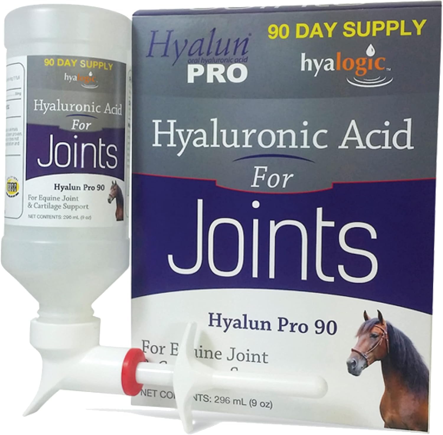 Hyalogic Hyalun Pro: bouteille de 9 oz pour administration quotidienne.