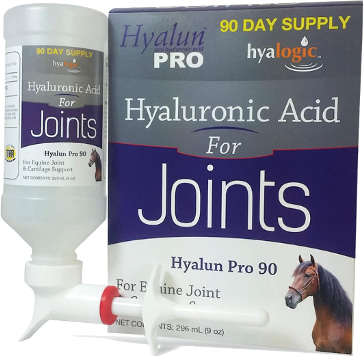 Hyalogic Hyalun Pro: bouteille de 9 oz pour administration quotidienne.