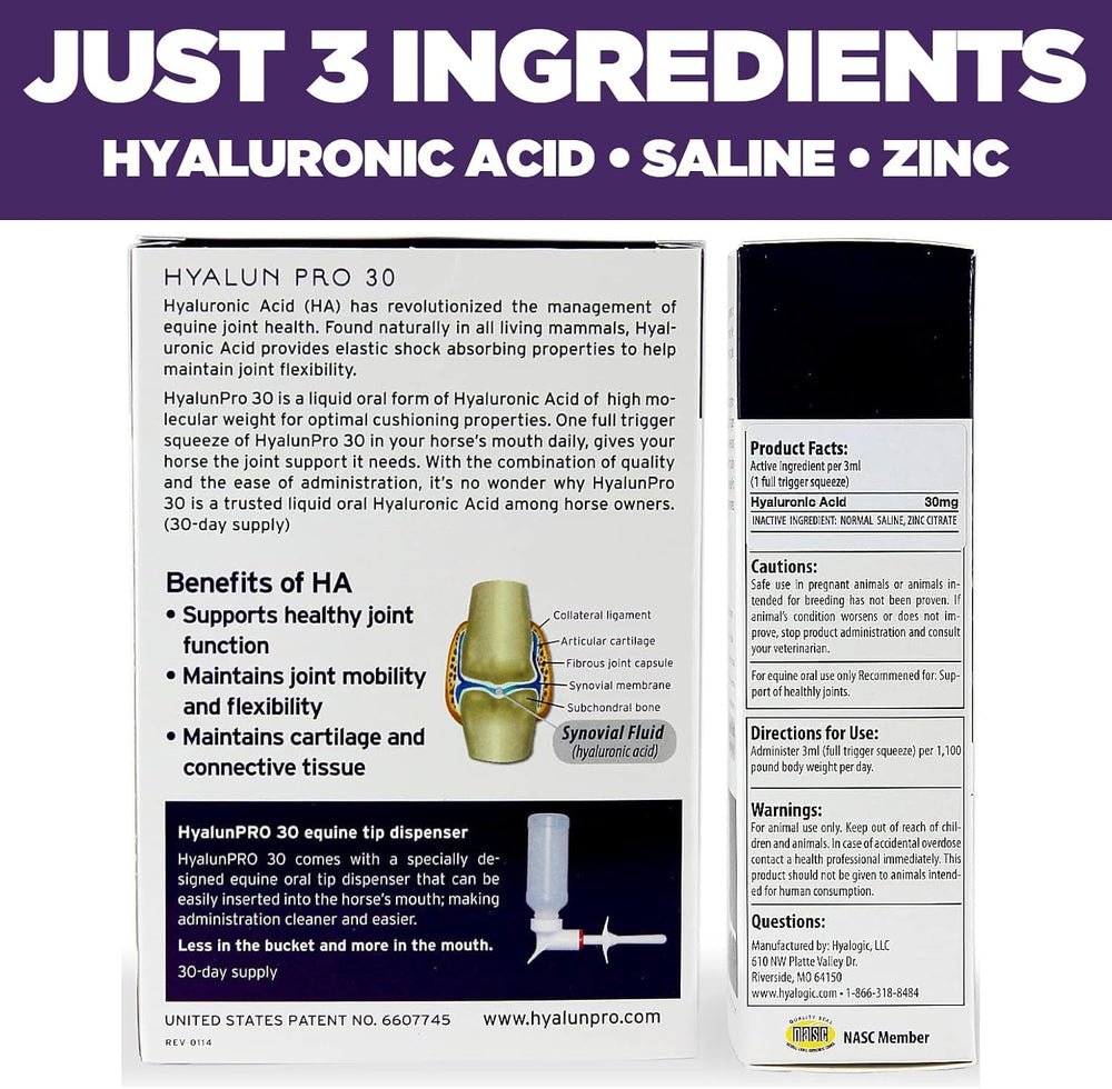 Hyalogic Hyalun Pro: 90 doses faciles sans gaspillage.