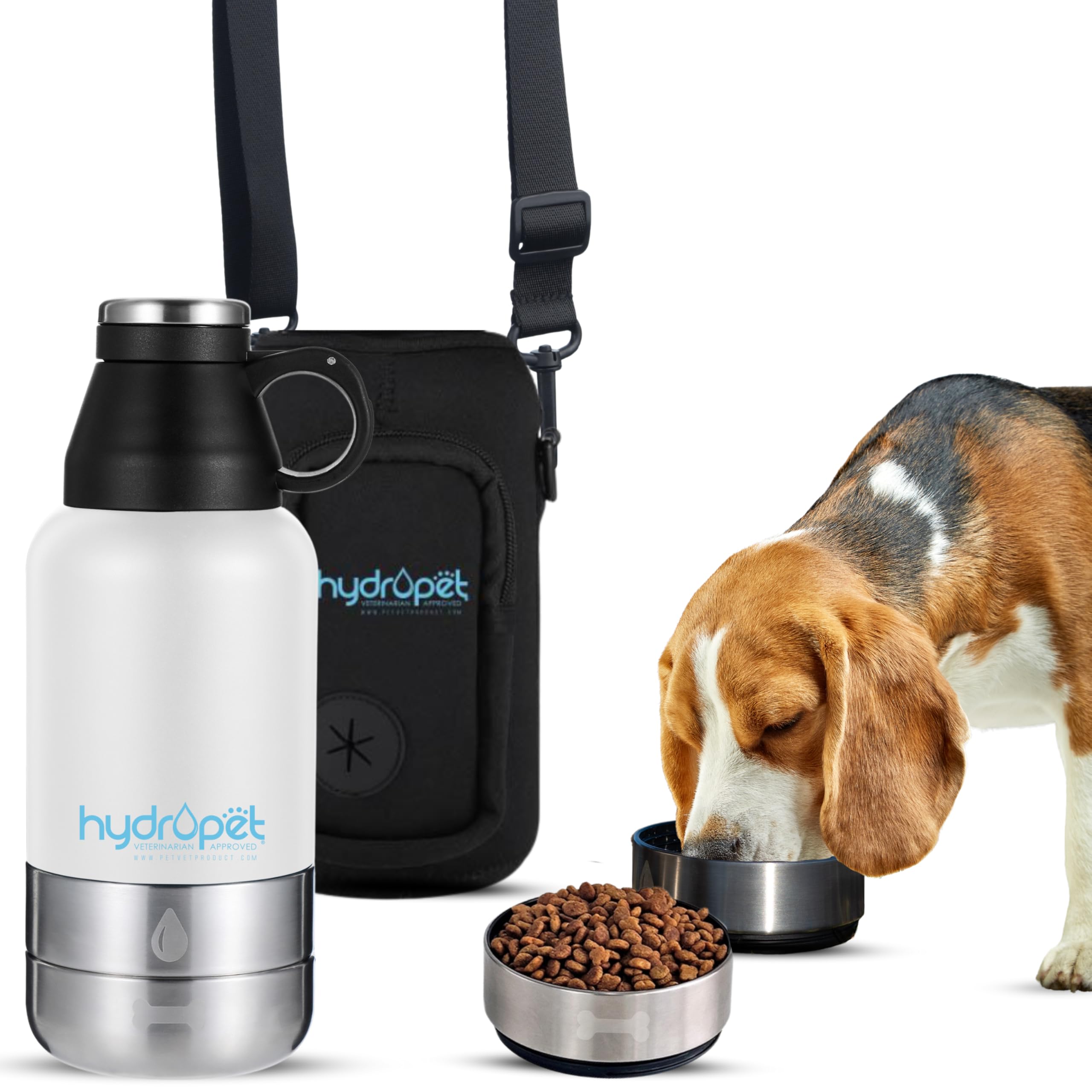 Hydropet bouteille eau chien 32oz à l'extérieur pour balades hydratantes