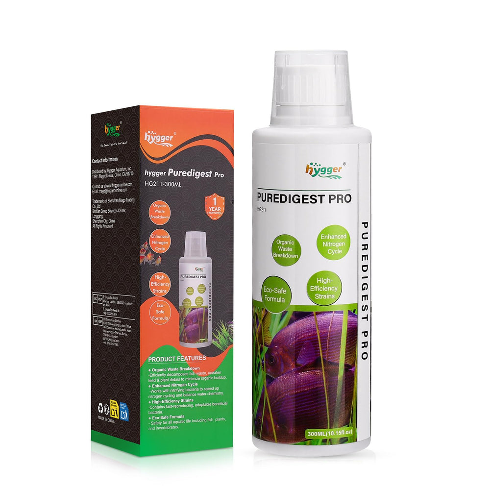 Bio-Clarificateur Hygger, flacon 300 ml, eau plus claire.
