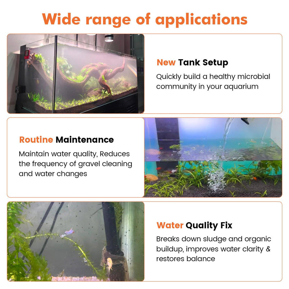 Hygger compatible eau douce et eau de mer pour tous les aquariums.