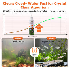 hygger clarifiant-eau-aquarium: utilisation facile pour tous les aquariums.