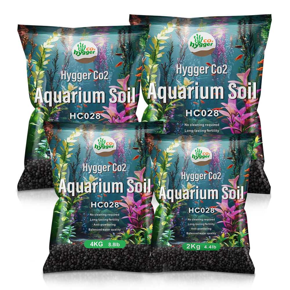 Hygger CO2 sol-aquarium, substrat prêt pour plantes et crevettes