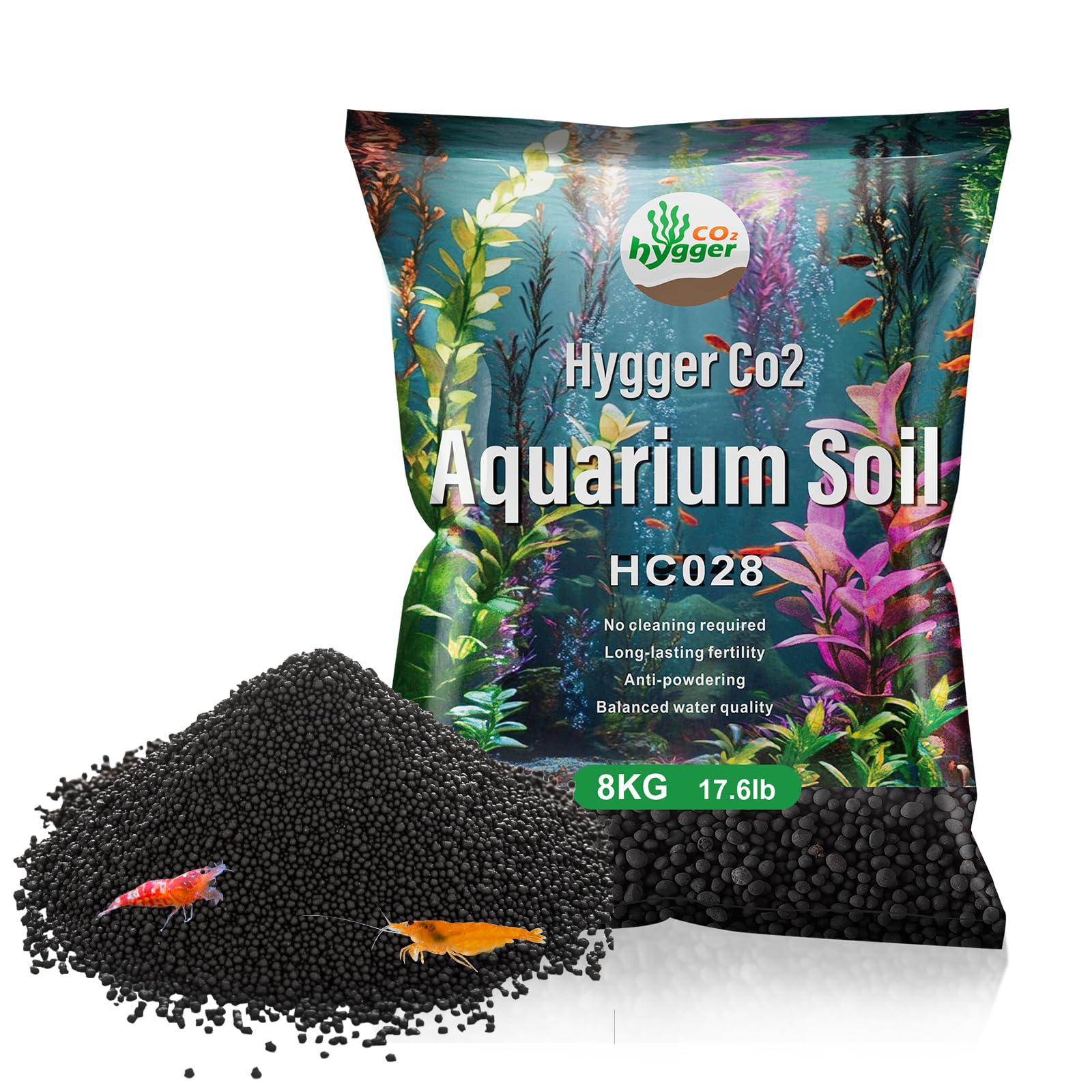 Hygger CO2 substrat aquariums plantes-crevettes – croissance saine des plantes