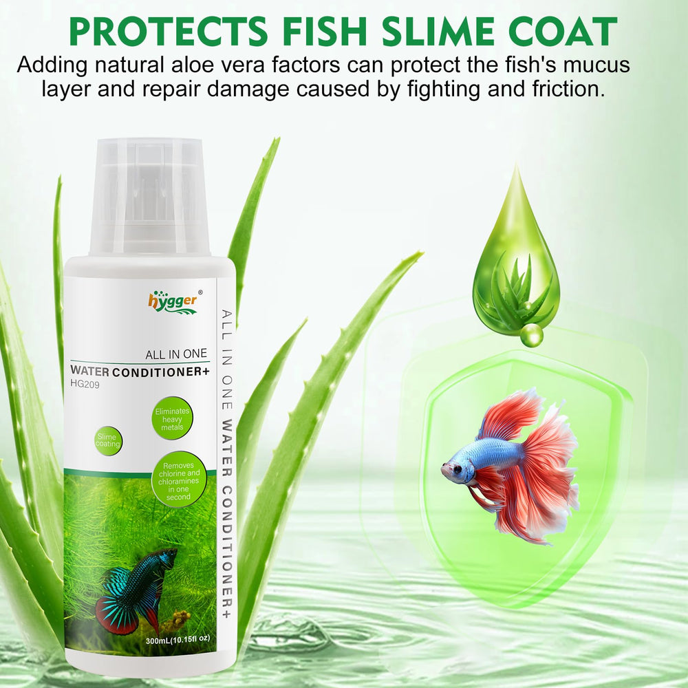 Hygger protège poissons et plantes avec une formule douce et sûre.
