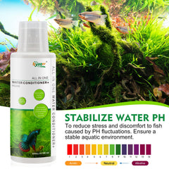 Hygger aide à stabiliser les paramètres de l’eau pour un aquarium équilibré.