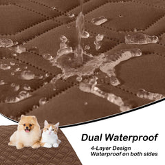 hyha couverture chien etanche face arriere, utilisation reversible selon votre deco