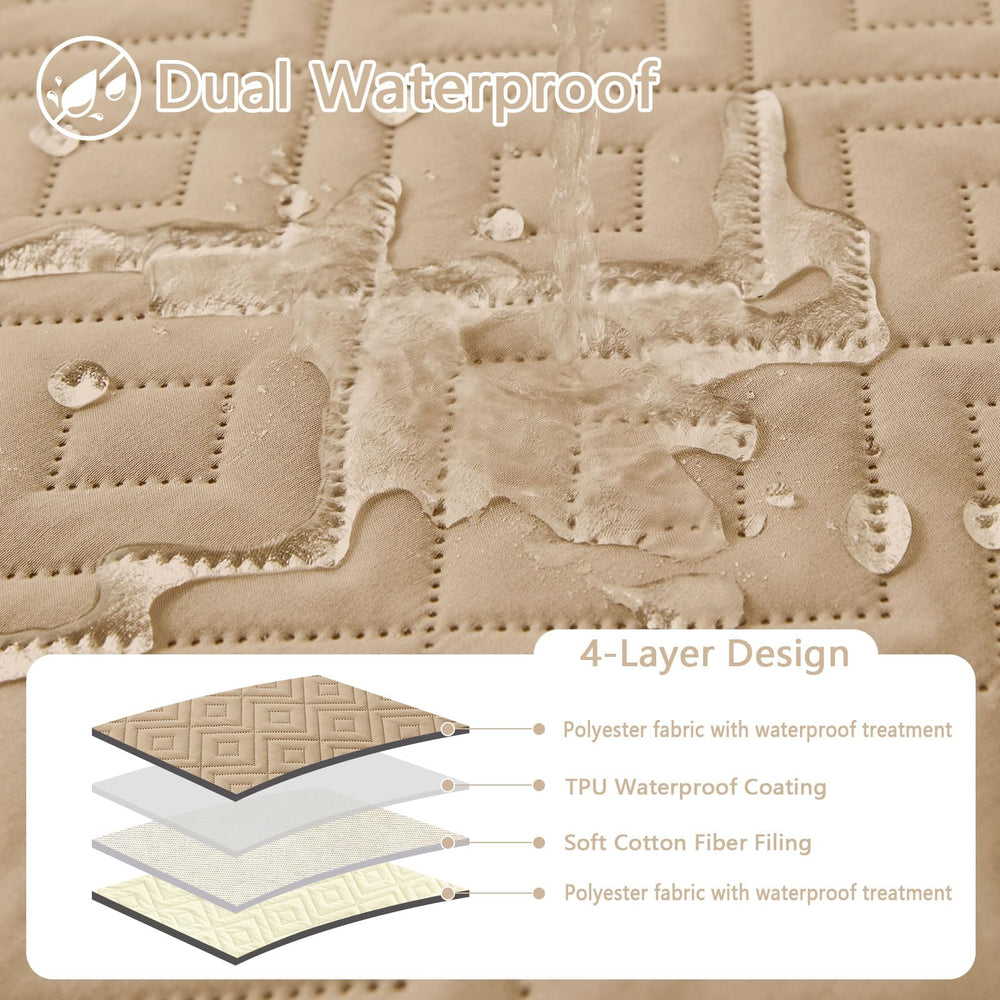 Hyha: couverture chien imperméable arrière, protection complète