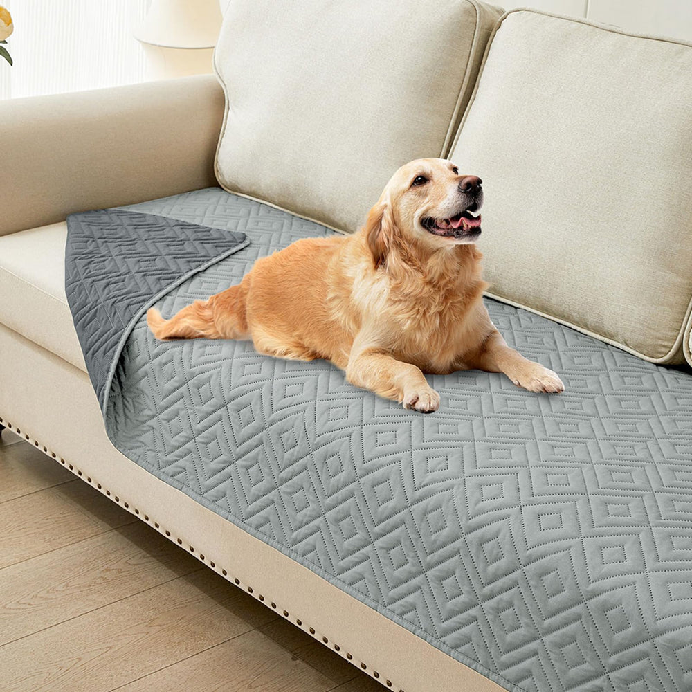 Hyha couverture imperméable pour chien protège le canapé des liquides.