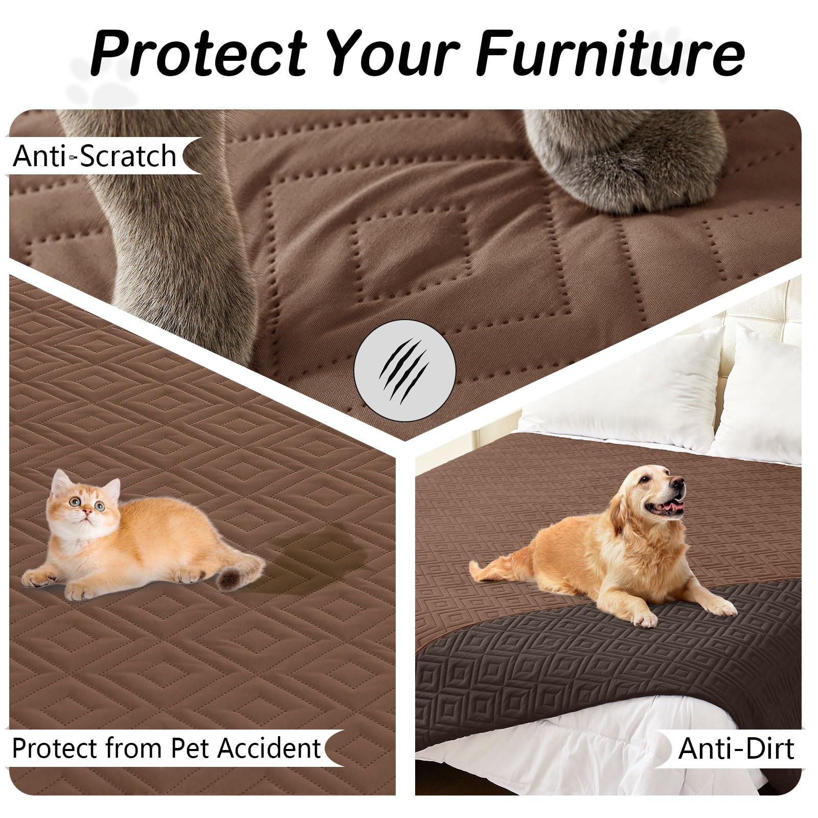Hyha dos double-face impermeable couleurs : s adapte a votre deco et prolonge la vie du produit.
