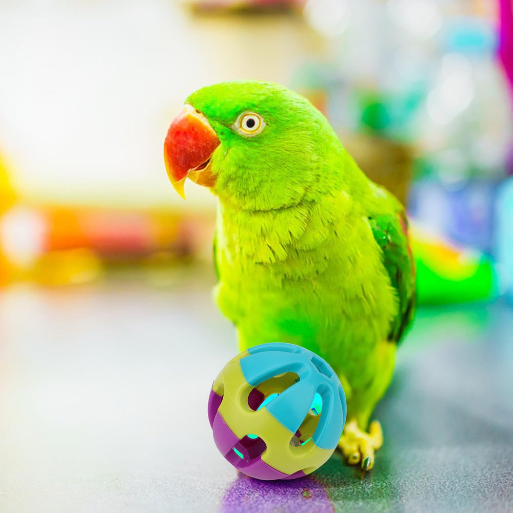 Jouet Hypeety diametre 7-5 cm adapte a plusieurs oiseaux