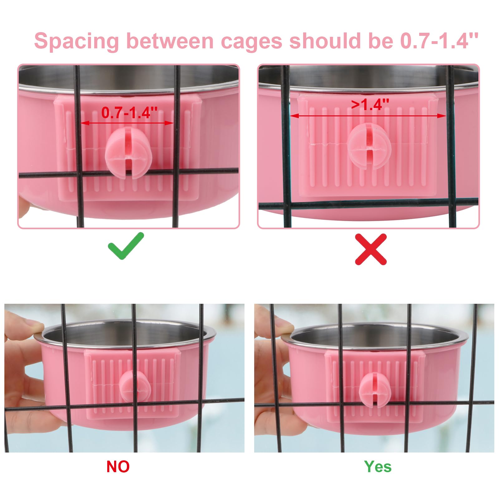 Conception compacte Hypeety, parfaite pour petites cages et espaces restreints.