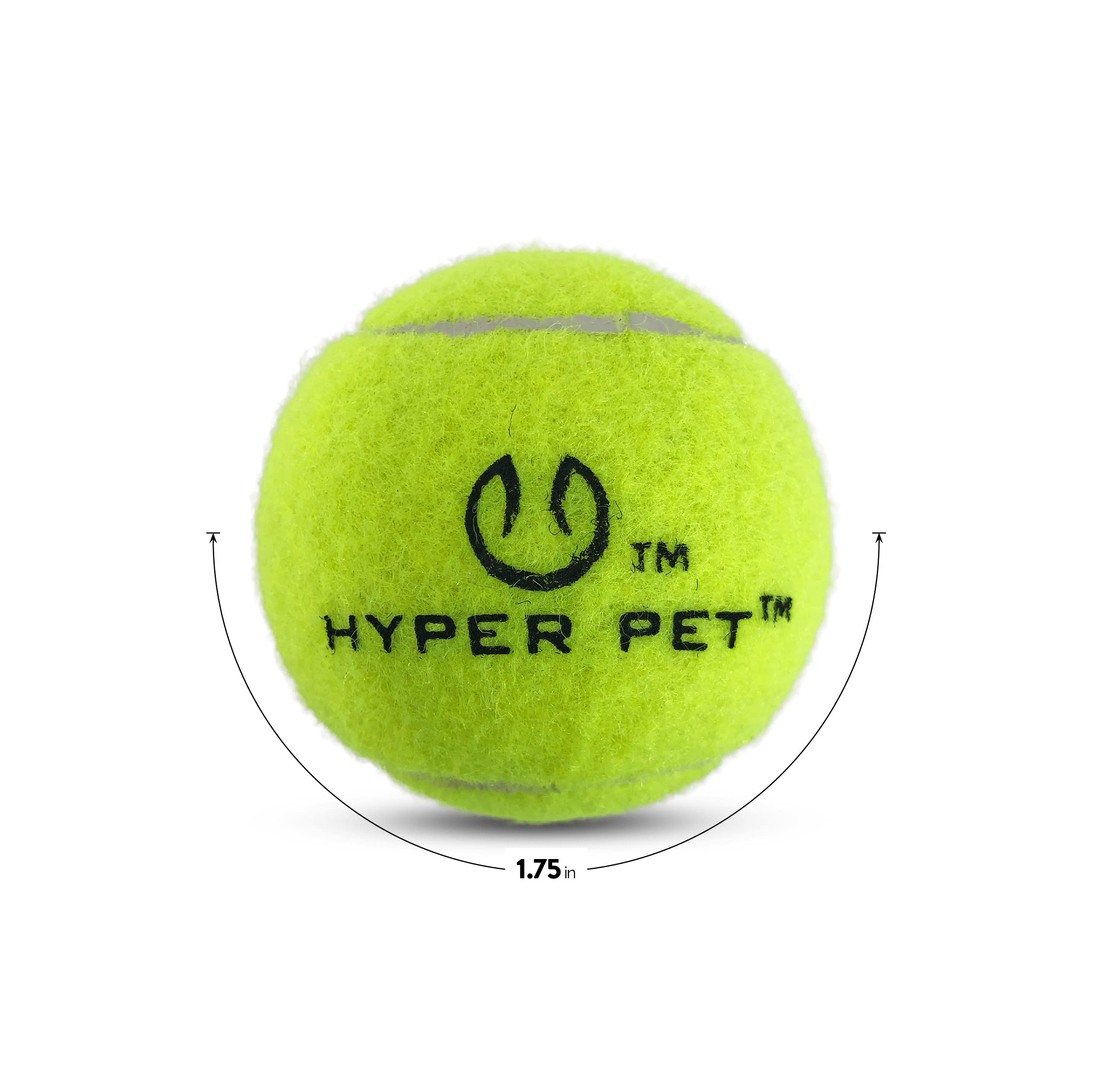 Hyper Pet Mini Balles Tennis couleur vive facilitant leur repérage dans l'herbe
