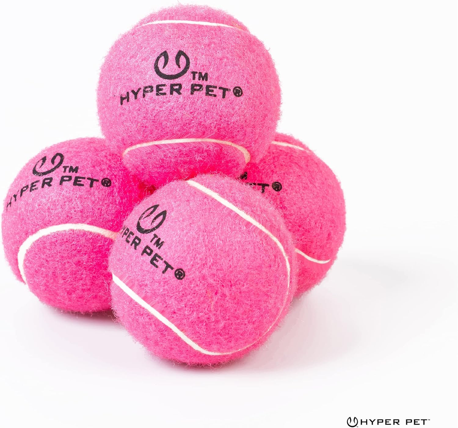 Hyper Pet MINI Tennis Balls colorées, faciles à nettoyer entre les sessions de jeu.