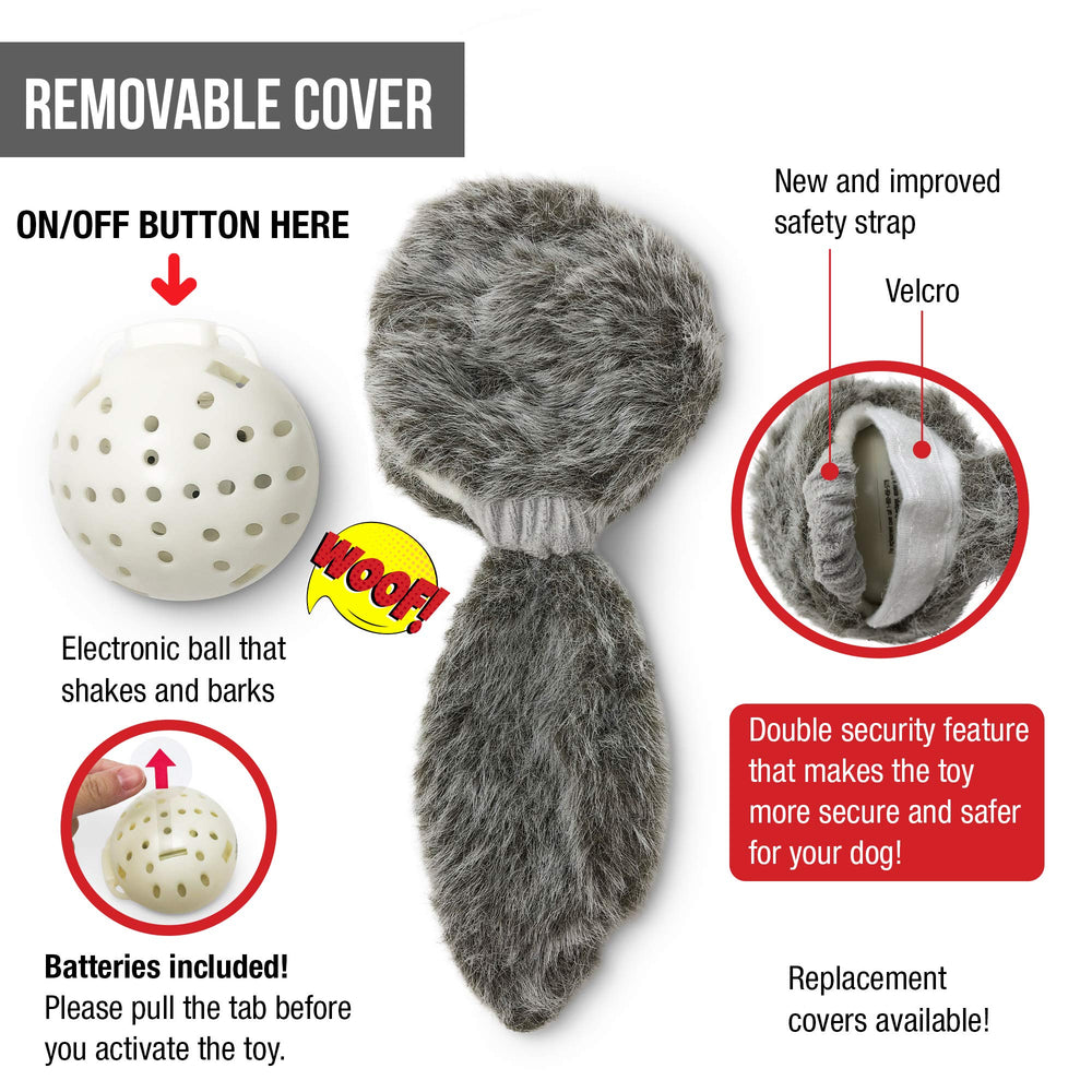 Hyper Pet Doggie Tail couvercle detache facile a remplacer.