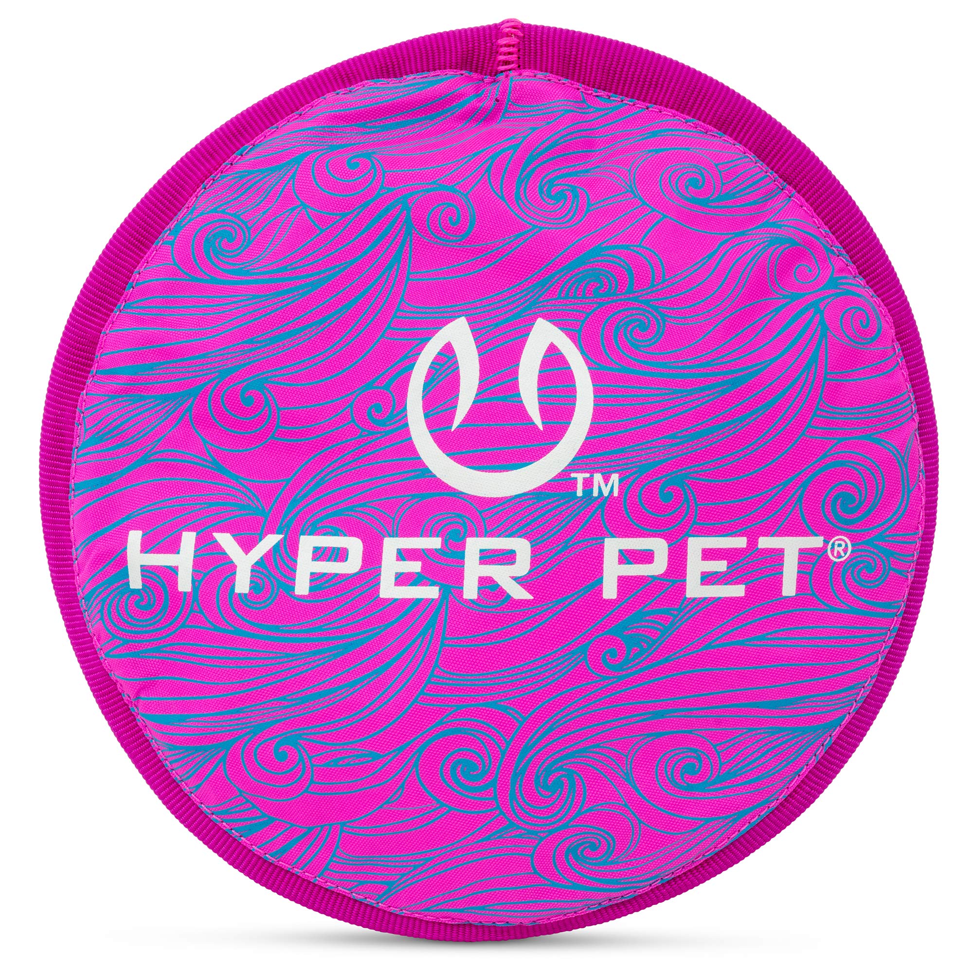 Hyper Pet Flippy Flopper disque 9 po en action pour jeux de lancer en extérieur