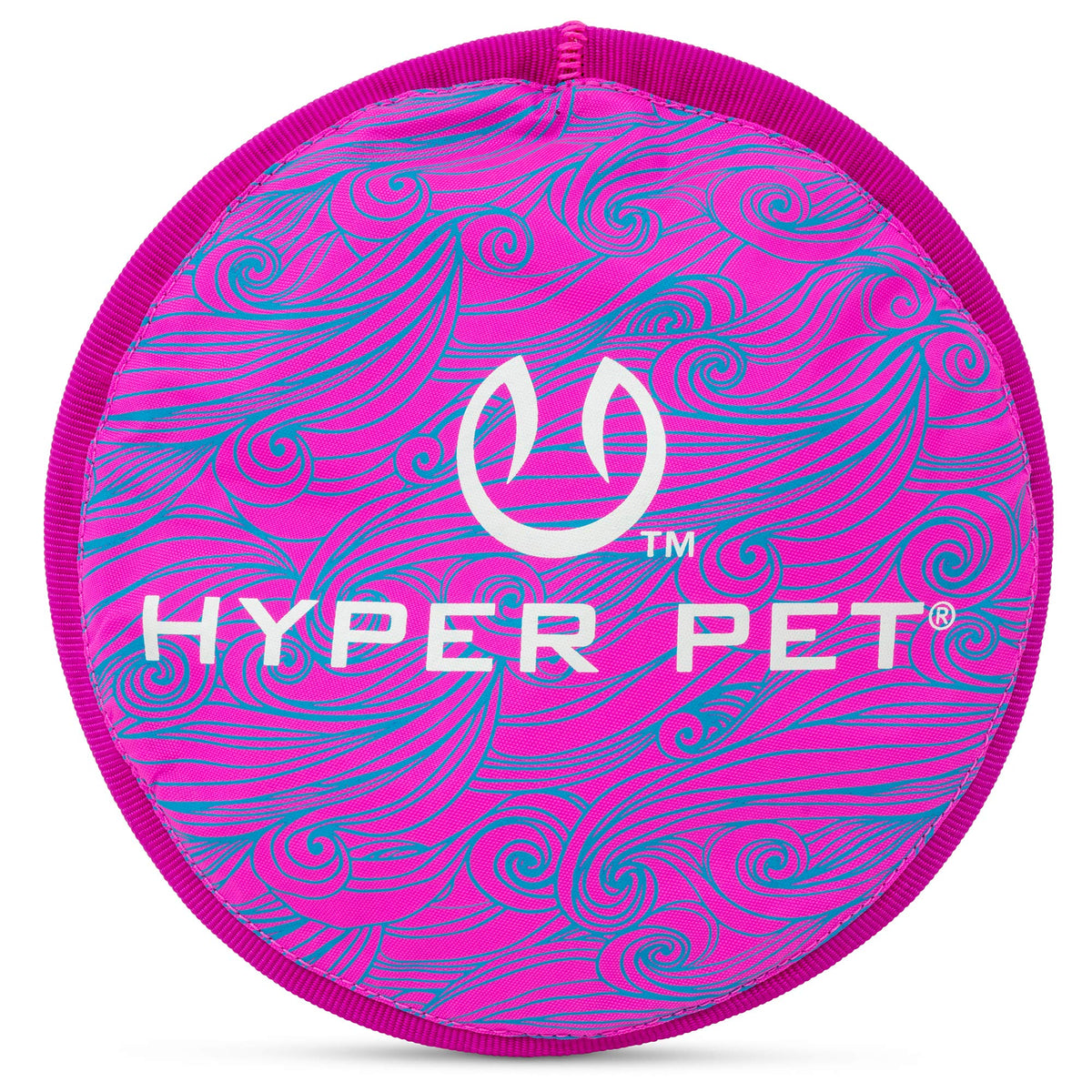 Hyper Pet Flippy Flopper disque 9 po en action pour jeux de lancer en extérieur