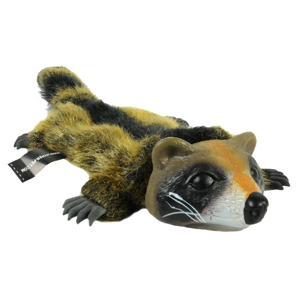 Hyper Pet Real Skinz Raccoon, sifflet interne, déclenche des habitudes de jeu.