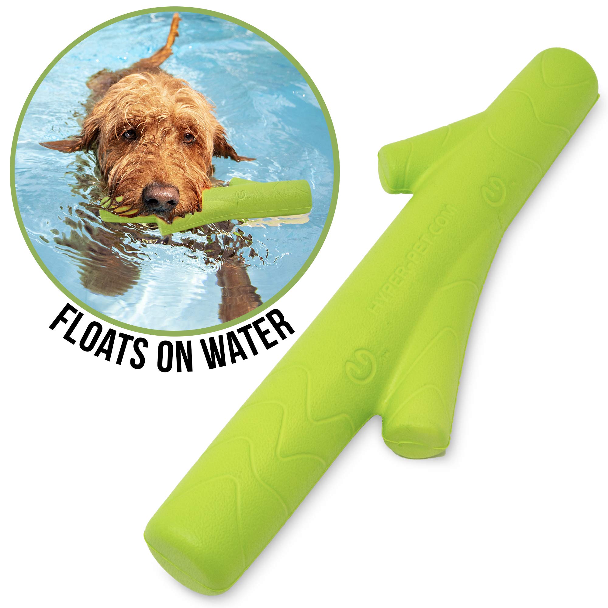 Hyper Pet Stick-lancer EVA foam, idéal pour des séances actives et longues.