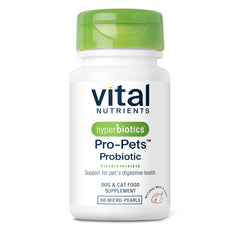 Hyperbiotics Vital Nutrients Pro Pets – probiotiques pour chiens et chats, comprimés faciles à prendre