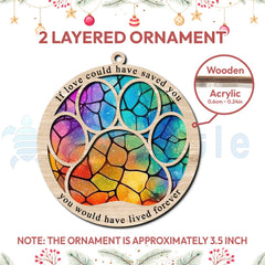 Hyturtle corde dorée pendante, décor élégant pour sapin ou table