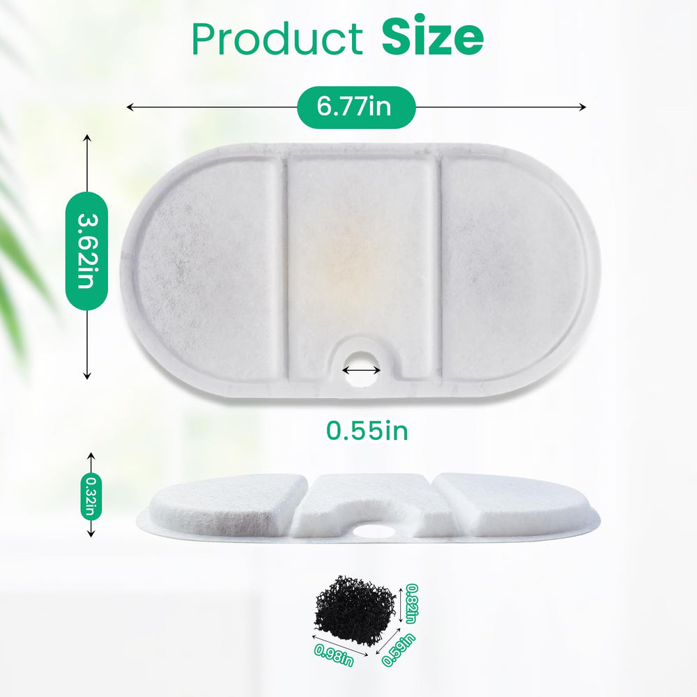 HYXUVUV eponges-filtre-fontaine-chat: entretien rapide et hygiène améliorée.