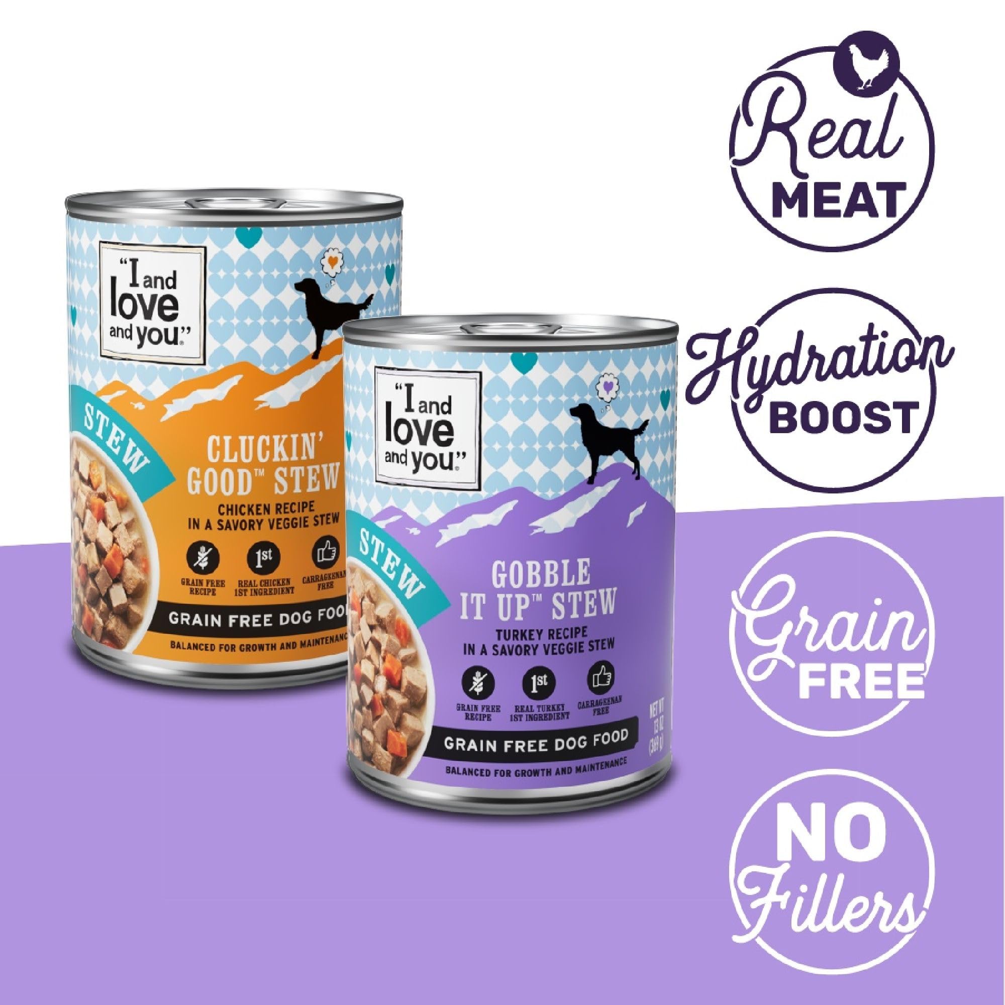 I AND LOVE AND YOU: Cluckin’ Good, poulet savoureux qui stimule l'appétit du chien.