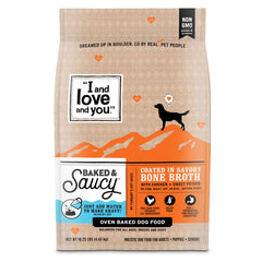 I AND LOVE AND YOU croquettes poulet et patate douce, repas équilibré pour chien actif.