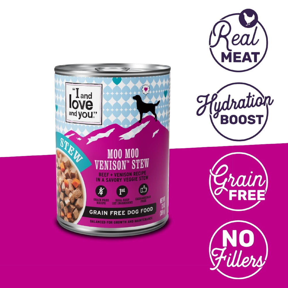 Moo Moo Venison Stew servi dans une assiette appétissante par I AND LOVE AND YOU.