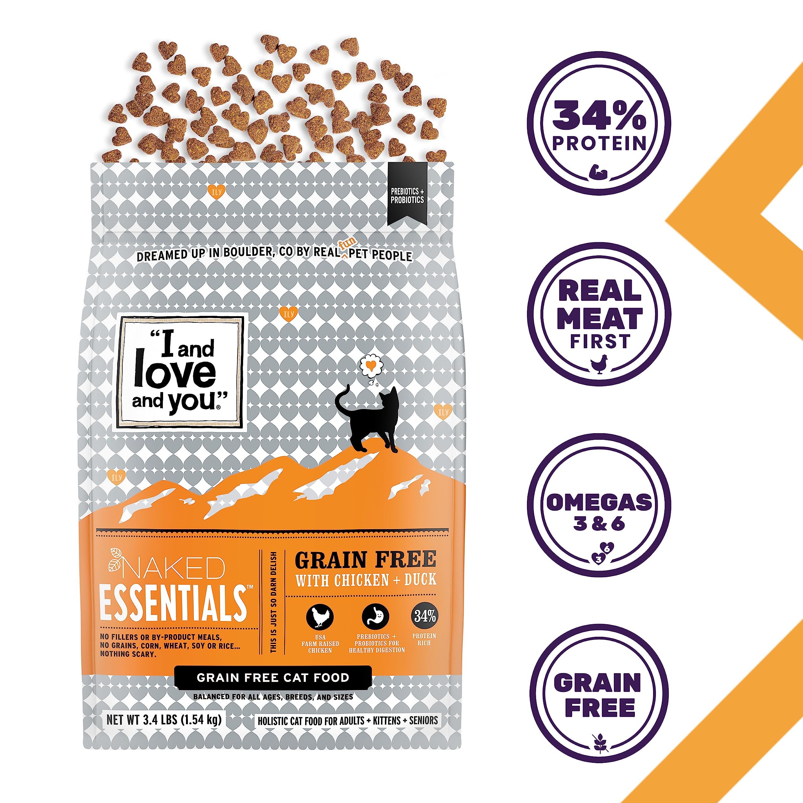 I AND LOVE AND YOU Naked Essentials protéines 34% pour énergie durable.