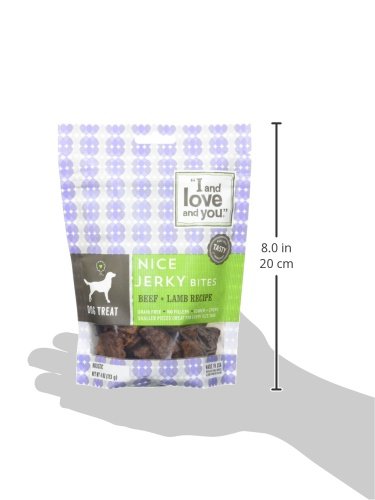 Nice Jerky Bites grain-free sans céréales pour chiens sensibles