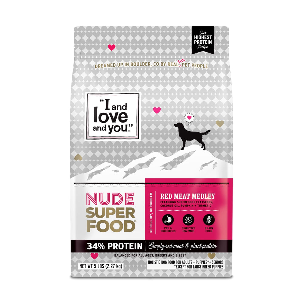 i-and-love-and-you Nude Super Food sac-chien-viande-rouge, source protéique et goût riche