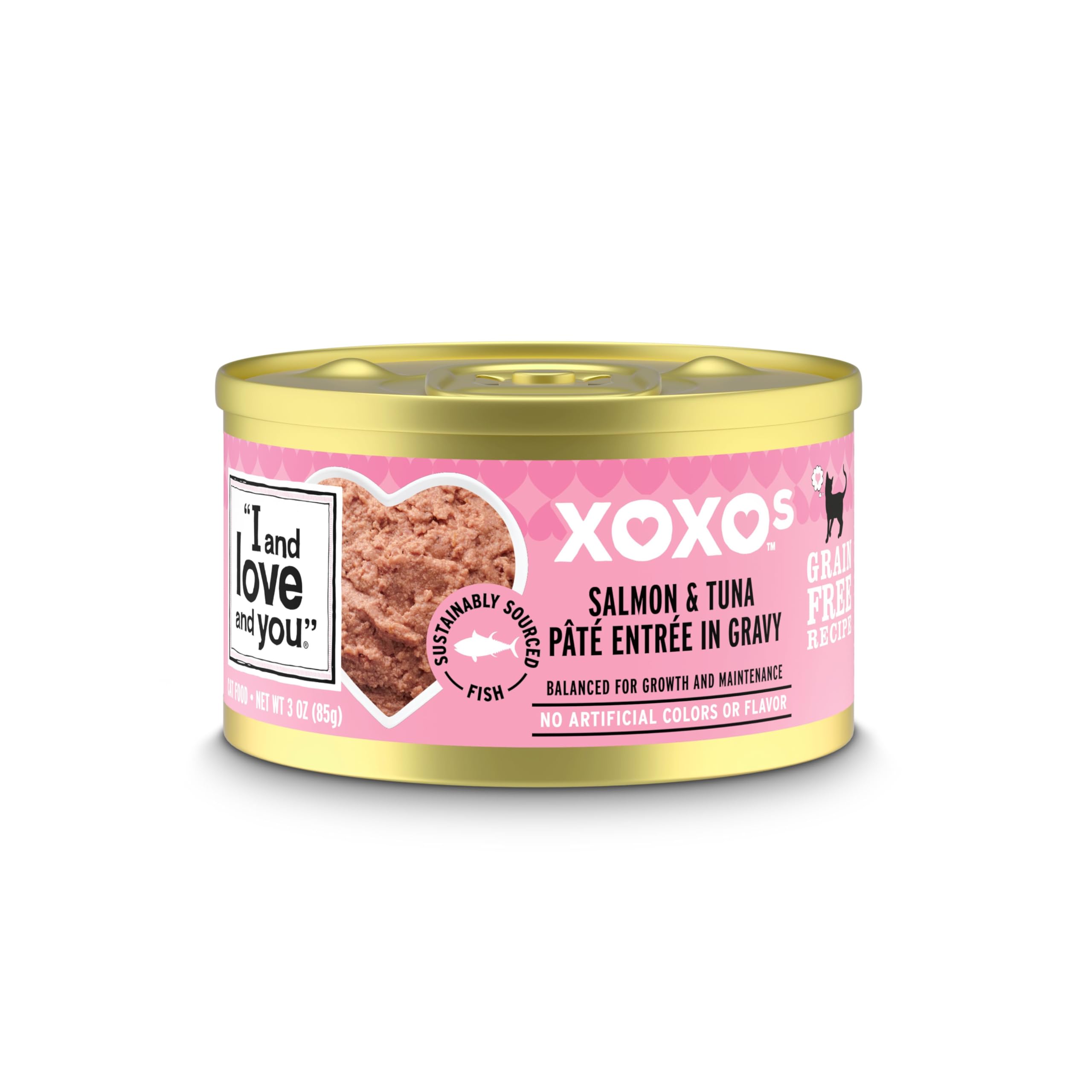 XOXOs pâté saumon-thon I AND LOVE AND YOU, texture onctueuse et oméga-3.