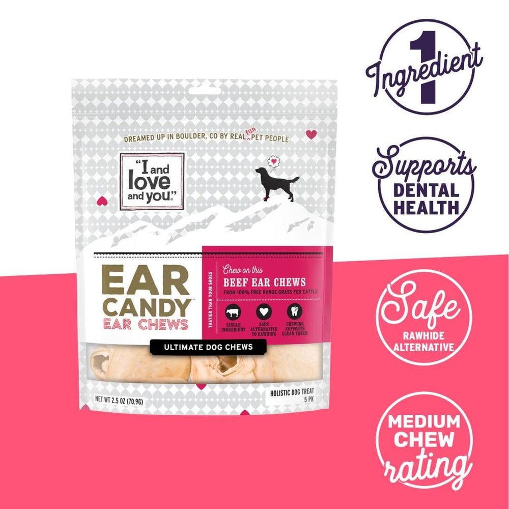 i-et-amour-et-toi - Oreilles de boeuf, taille moyenne pour chiens variés