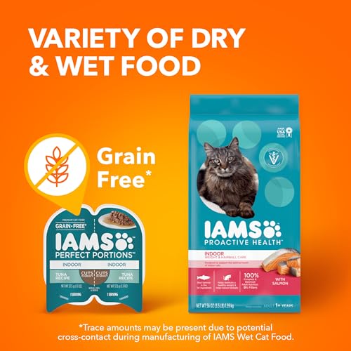 IAMS Perfect Portions deux portions pratique chat intérieur — service rapide sans salissures.