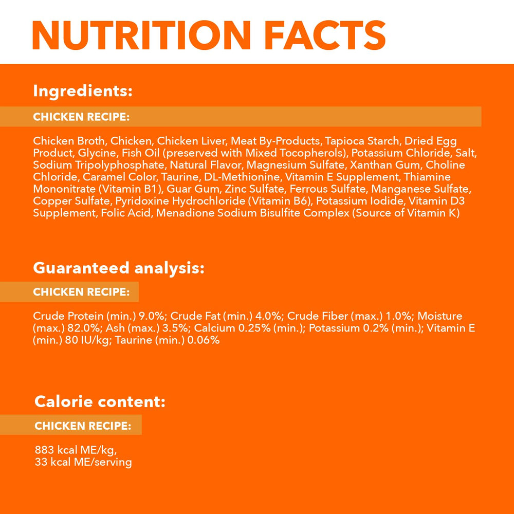IAMS Perfect Portions, recette sans céréales pour chats adultes.