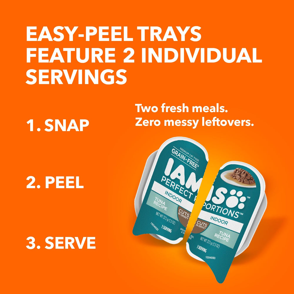 IAMS Perfect Portions vitamine E antioxydant peut soutenir le systeme immunitaire.