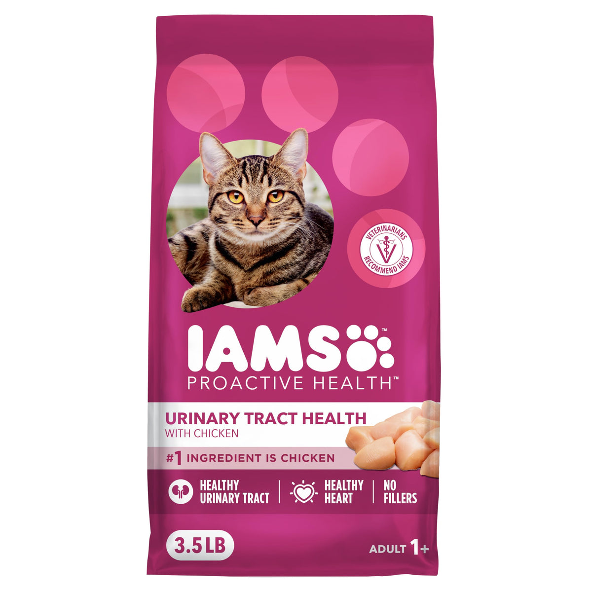 IAMS Proactive Health aliments secs pour chat, soutien global de vitalité et bien-être.