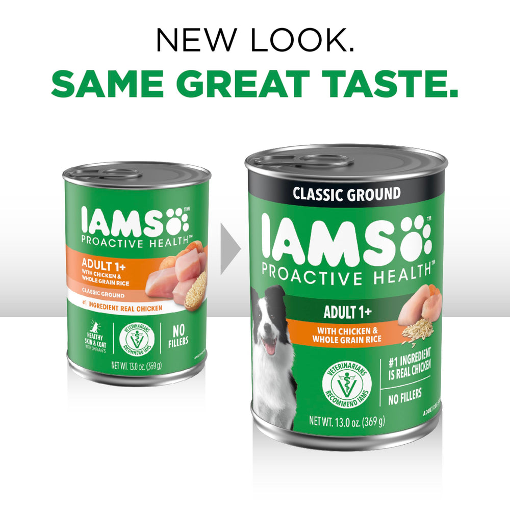 IAMS Proactive Health – poulet dans sauce, options de repas humide pour chien.
