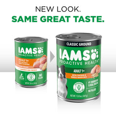 IAMS Proactive Health – poulet dans sauce, options de repas humide pour chien.