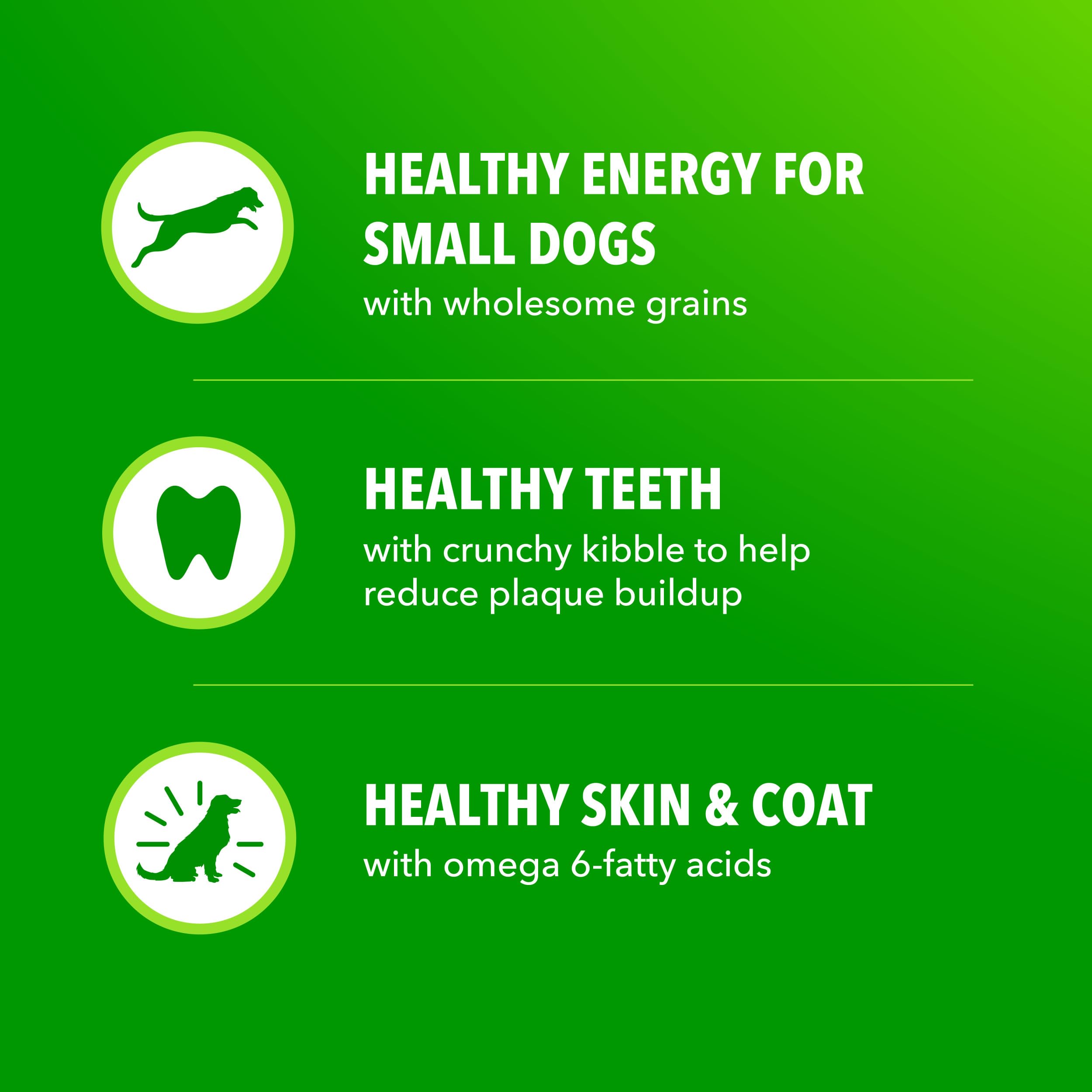 IAMS Proactive Health omega-6, peau saine et poil brillant.