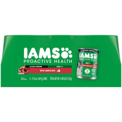IAMS Proactive Health pâté d'agneau et riz, texture appétissante pour chien adulte