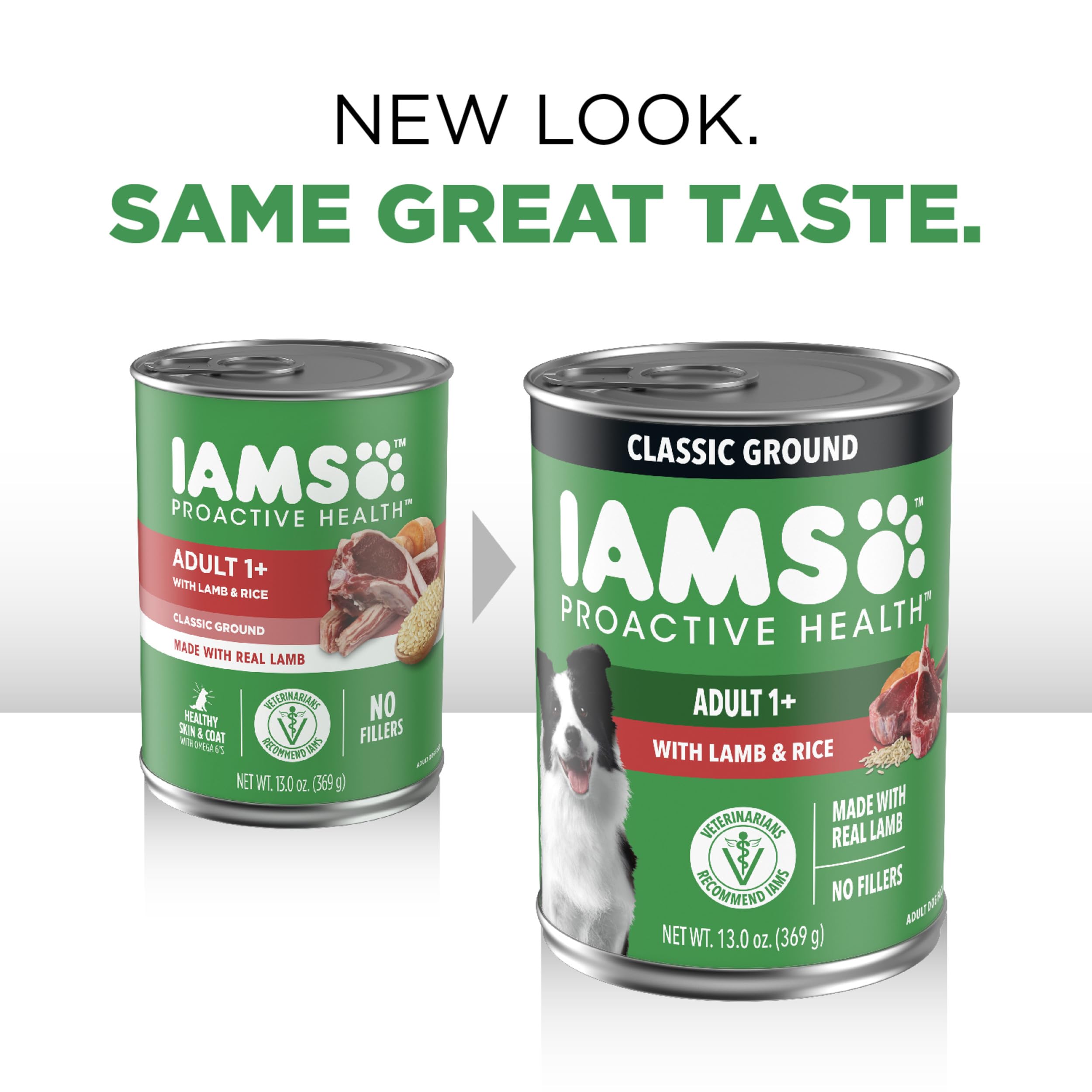 Pâté humide IAMS Proactive Health à l’agneau et riz, portion idéale