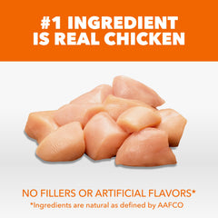 IAMS Proactive Health poulet comme ingrédient principal pour une nutrition naturelle.