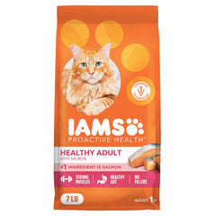 IAMS Proactive Health saumon, sac 7 livres, pour une alimentation équilibrée du chat