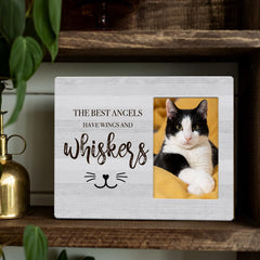 Cadre en bois rustique IAXIC – mémorial chat pour salon chaleureux.