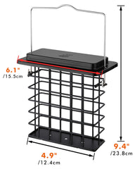 iBorn nourrisseur-suet grille haute, plus d'espace pour pic épeiche.
