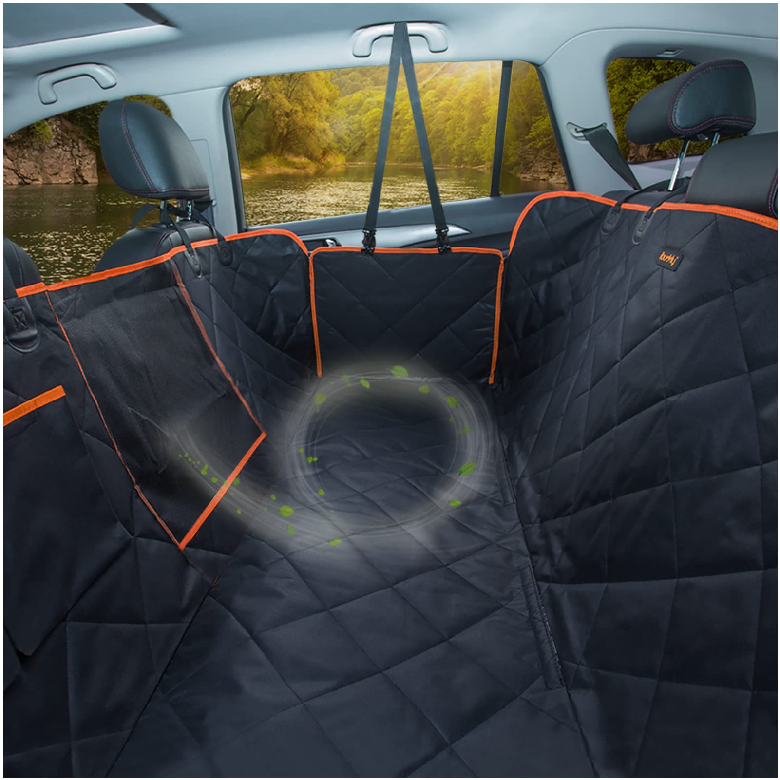 ibuddy base anti-glisse etanche en Oxford, stabilise le couvre-siège.