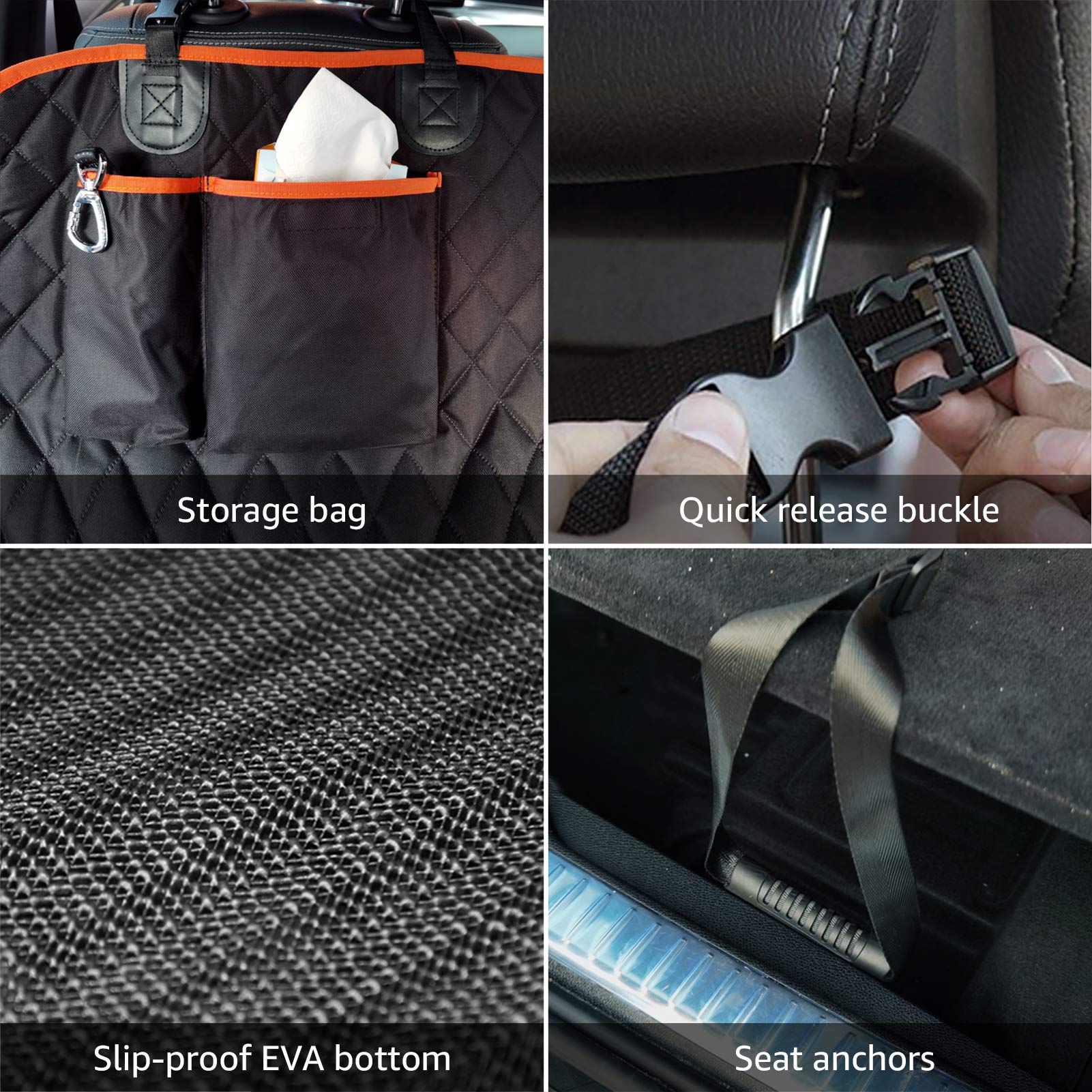 iBuddy cargo liner, coutures renforcees, durabilite accrue